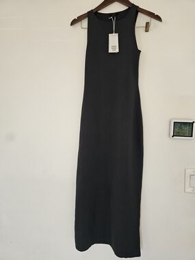 COS Midi Sleeveless Gray Dress - Classic Minimalist